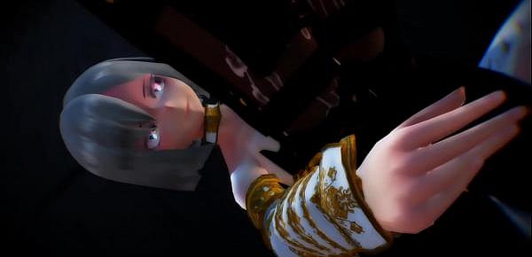  180402 [MMD]XXXDance HK Knight Isokaze HamaKaze Cakeface